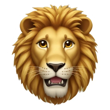 Lion make a photo sticker