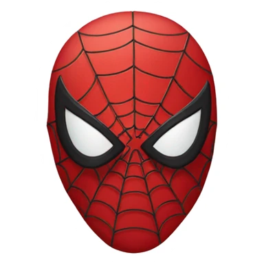 Spiderman mask sticker