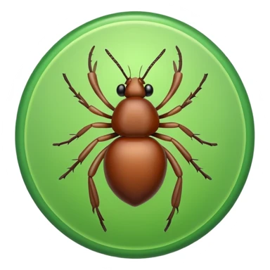 tick good with green crycle sticker