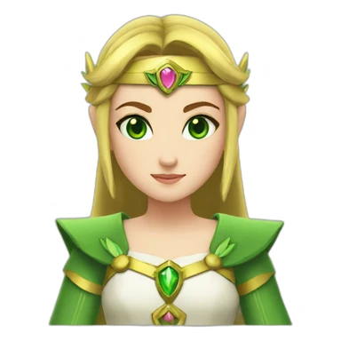 Greeneyes-princess-zelda sticker