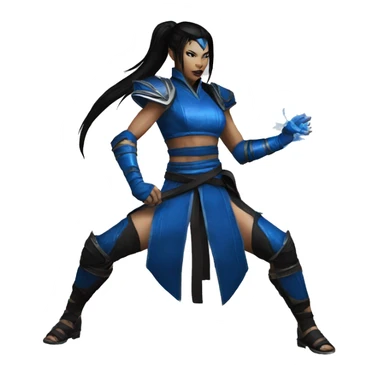 Kitana from mortal kombat sticker