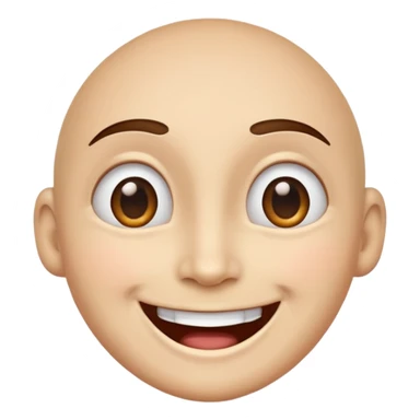 Make a face that shows that it really like something, but there are no hearts or stars in it's eyes. sticker