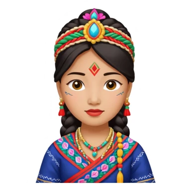 Gurung dress girl sticker
