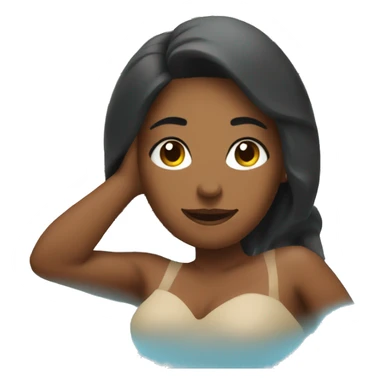 Women sitting in hot tub sticker