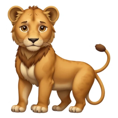in lion family, only mother., full body sticker