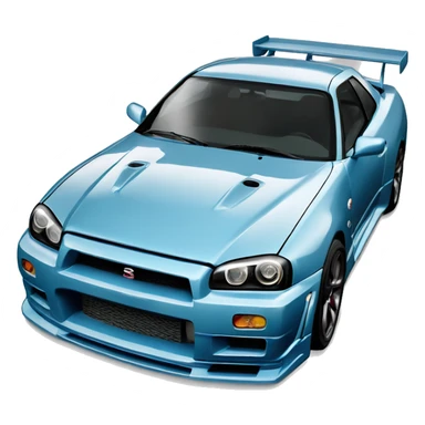 Nissan GTR R34  sticker