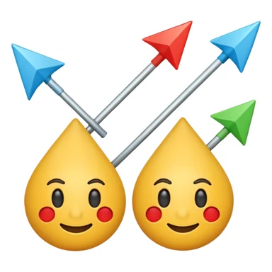 emoji representing code refactor, with code symbols and transformation arrows, modern and clear sticker