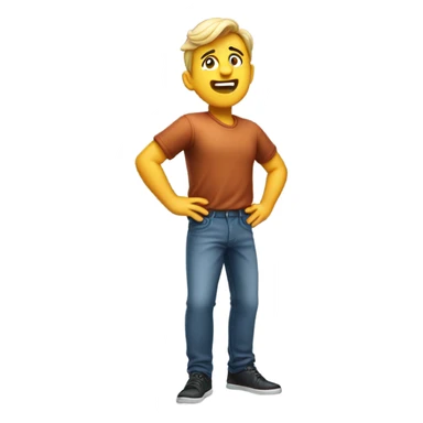 A guy farting  sticker