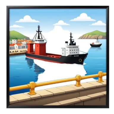 sea port sticker