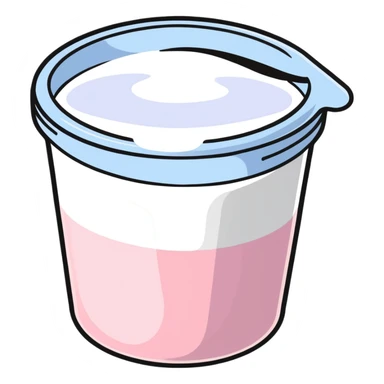 yogurt container sticker