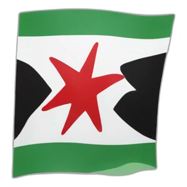 syrian rebels flag sticker