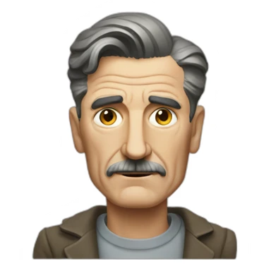 George Orwell sticker