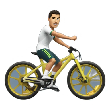 Cristiano Ronaldo bycycle kick sticker
