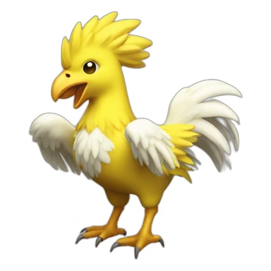 Chocobo wave sticker