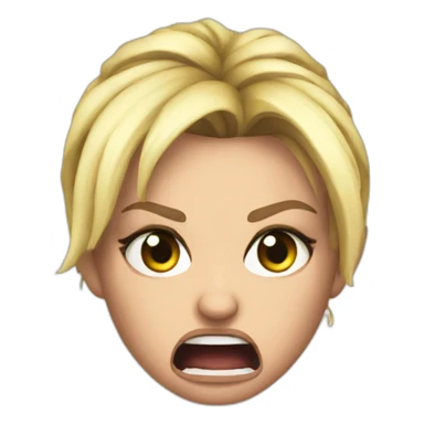 Britney spears angry sticker