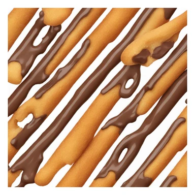 Chocolate dipped churro sticker