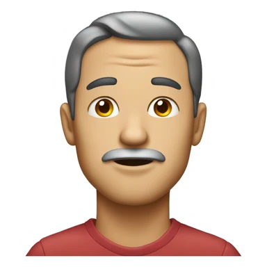 man with his tounge out and eyes closed sticker