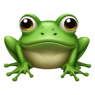 frog demanding sticker
