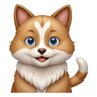 funny cat dog sticker