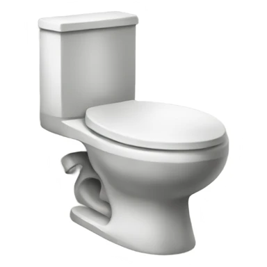 Unstable toilet sticker