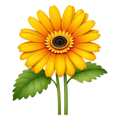 Gerbera amarillo  sticker