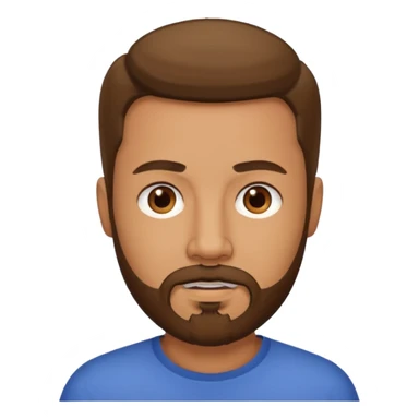 goatee beard sticker