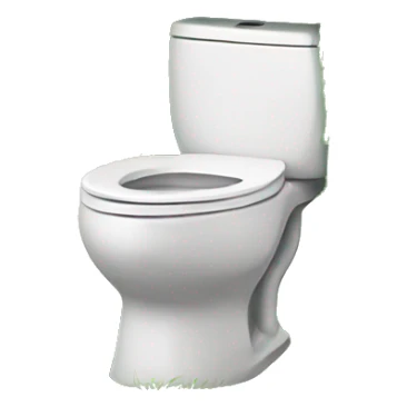 Toilet, covered in grass sticker