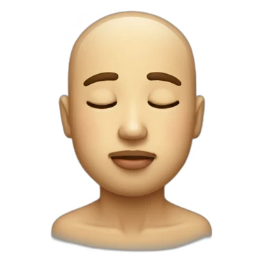 man kiss with closed eyes sticker