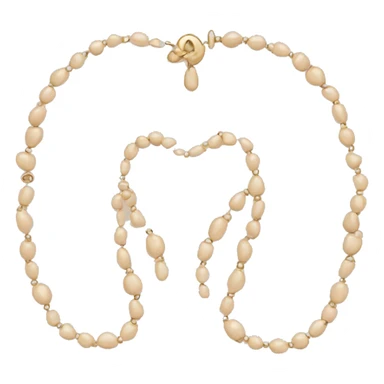 beige jewelry sticker