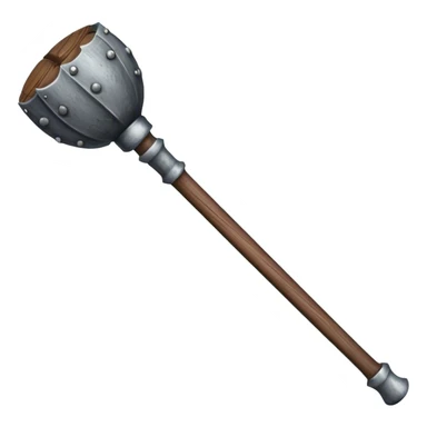 medieval mace sticker