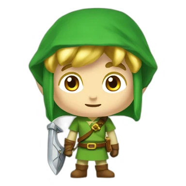 Link from Zelda sticker