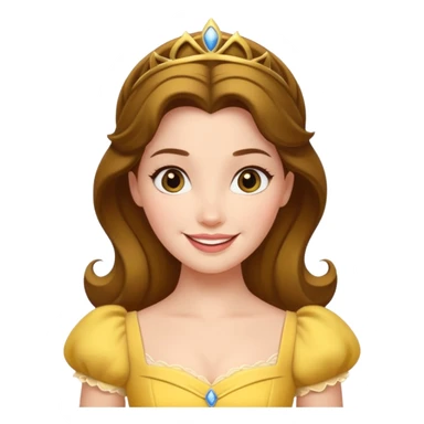 princess belle sticker