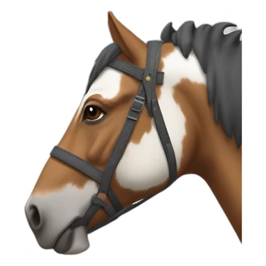 Cheval tacheter sticker