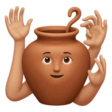 pottery gestures sticker
