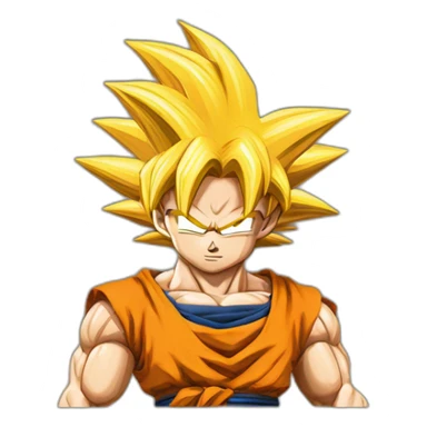 goku super sayan sticker