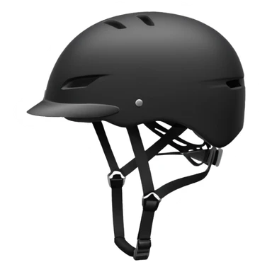 Black Bicycle Helmet sticker