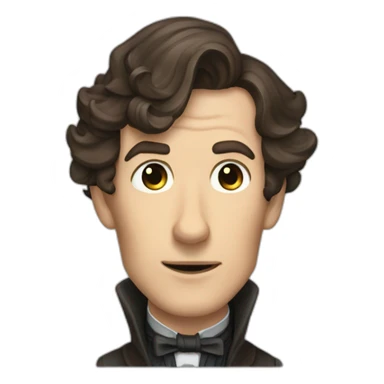 sherlock holmes benedict camnerbatch sticker