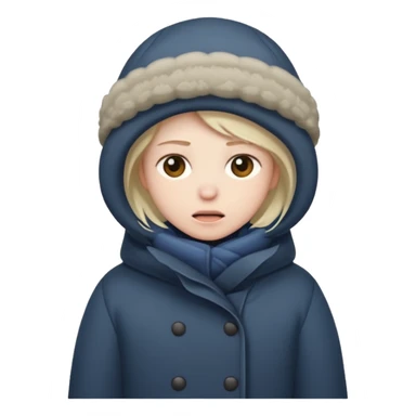 person who are cold sticker