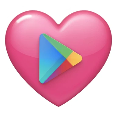 pink girly google play store logo sticker