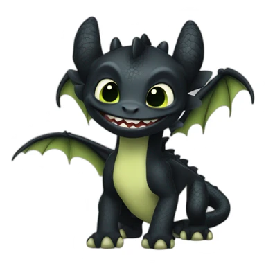 Toothless The Dragon sticker