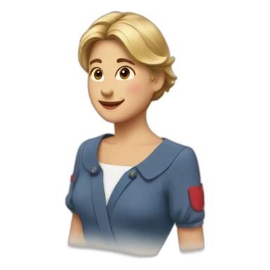 Darling in the France zéro two sticker