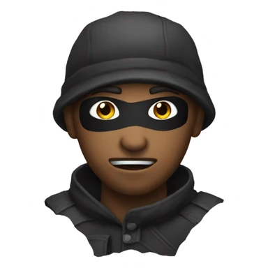 robber emoji, the one we remember sticker