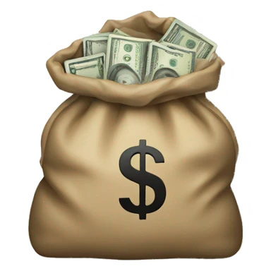 cash bag sticker