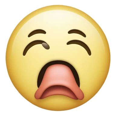 Smiley emoji sniffing in because it’s smelling something  sticker