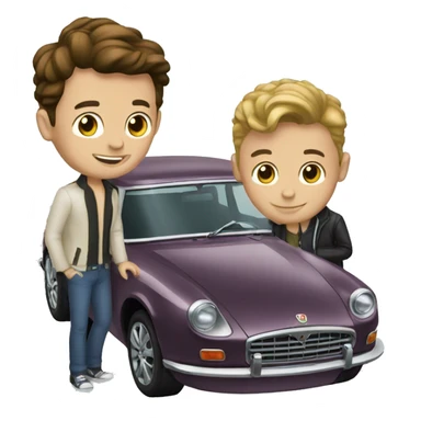 gay guys with MG car sticker