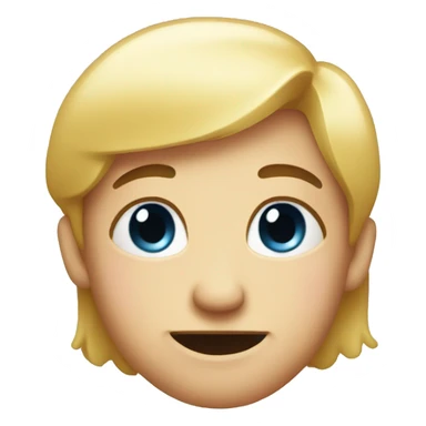 Blushing smirk sticker