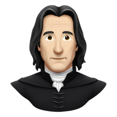 elegant Severus snape Alan rickman torso sticker
