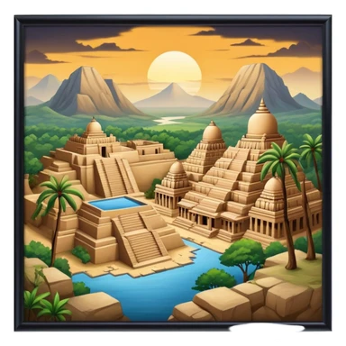 India in 2500 bc emage  sticker