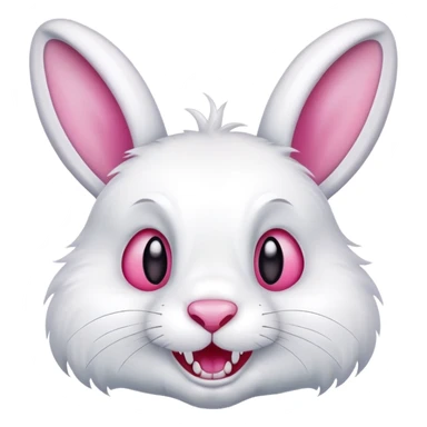 Rabbit with big teeth  sticker