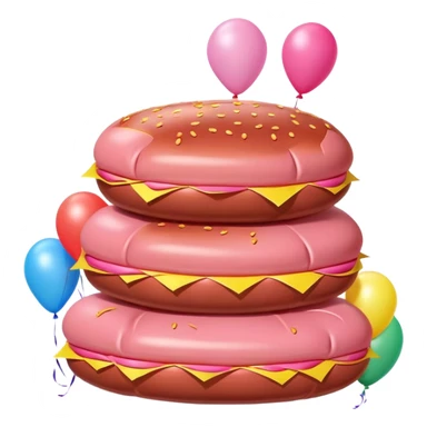 spam meat inflatable balloons sticker